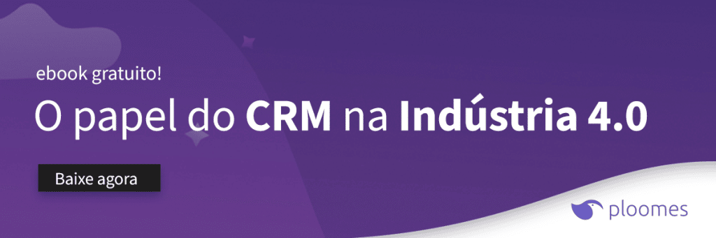 Banner ebook o papel do CRM na indústria